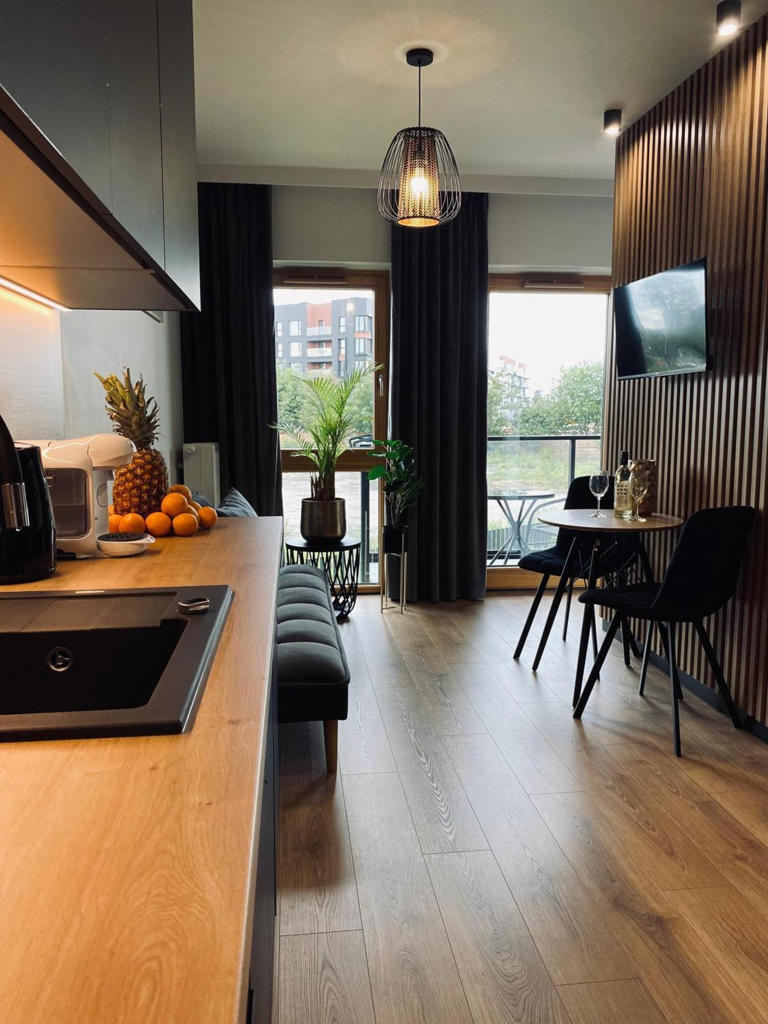 Motlawa Inn Apartment-Suna,Gym&Parking Gdańsk Kültér fotó