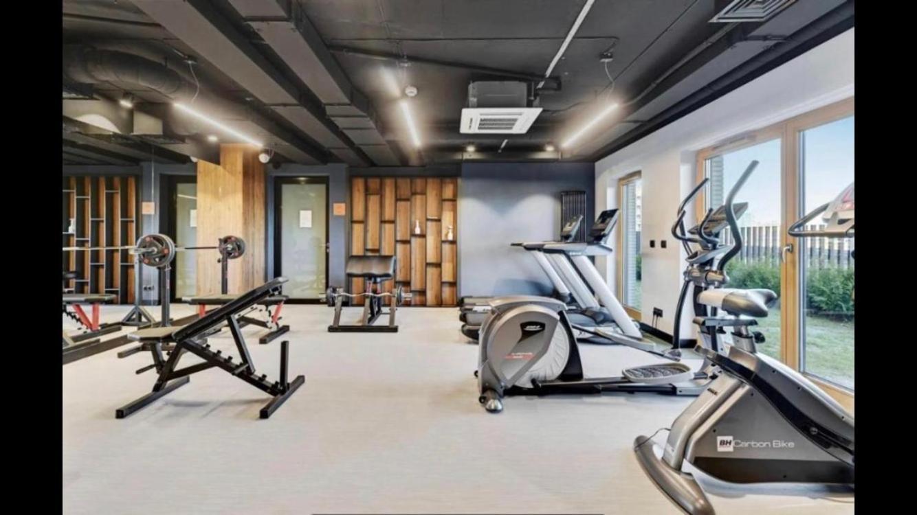Motlawa Inn Apartment-Suna,Gym&Parking Gdańsk Kültér fotó